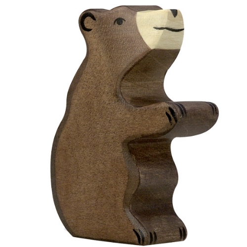 Holztiger bruine beer (zittend) (80186)
