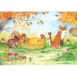 Ansichtkaart Herfstkind - Eentje van Margo