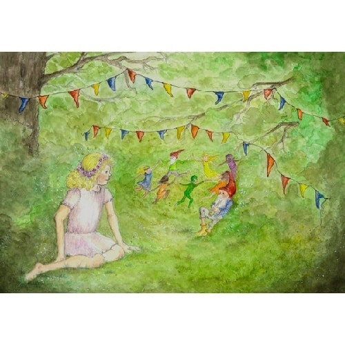 Ansichtkaart Feest (eentje van margo)