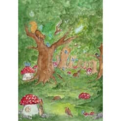 Ansichtkaart Lentebos (eentje van margo)