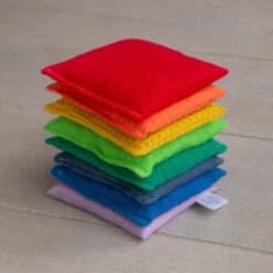 Sensorische Pittenzakjes - Regenboog (8 delig)