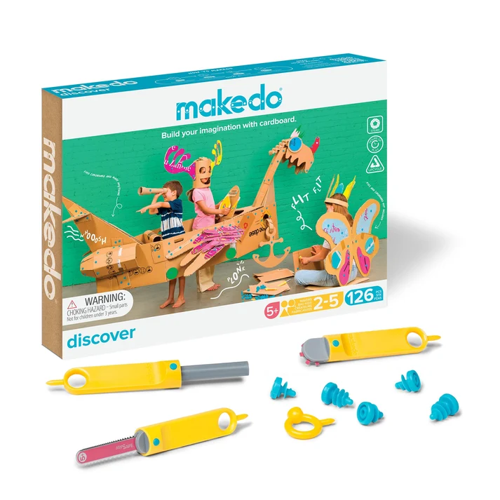 Makedo Discover Kit 126 onderdelen - Afbeelding 4